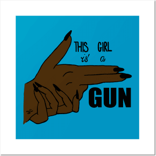 Halsey Girl is a Gun lyrics iichliwp Posters and Art